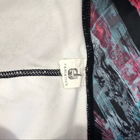 Fabletics Powerhold Mid Rise Printed Leggings Running Tights size Medium - Picture 10 of 13